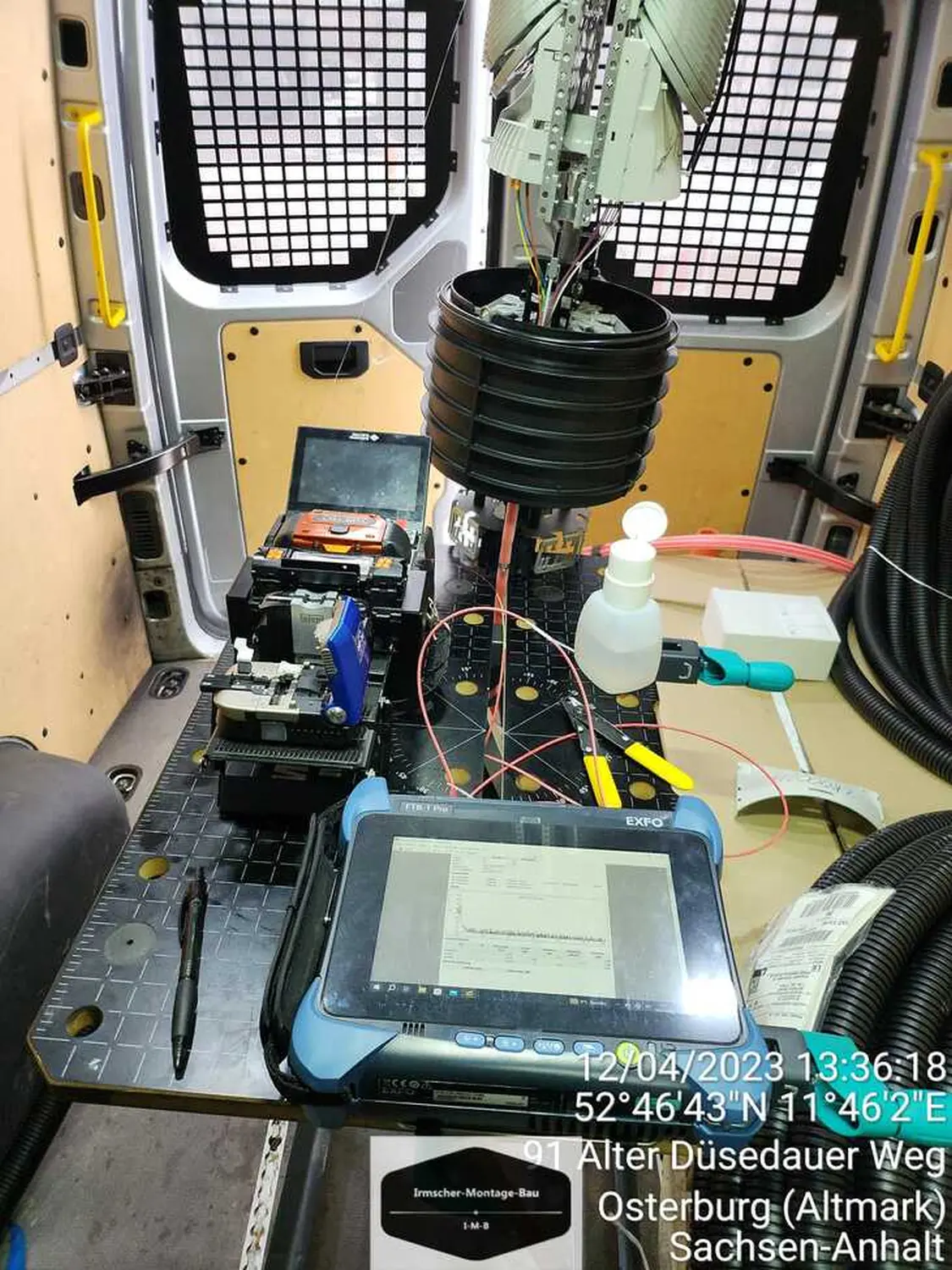 I-M-B, Kabelarbeiten